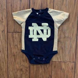 Notre Dame baby onesie